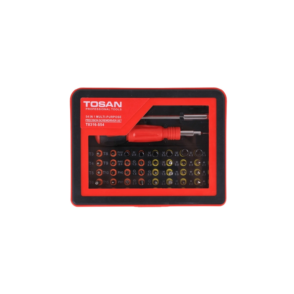 ست پیچ گوشتی 54 عددی ساخت چین کد T8316-S54 توسن