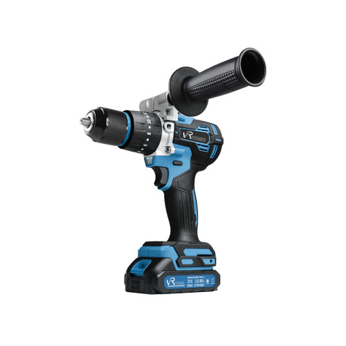 دریل چکشی دو باطری موتور براشلس مدل VR2102V-22BL ویوارکس